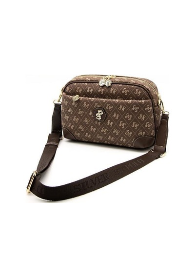 Silver Polo Sp1094 Kadın Çapraz Çanta Monogram Kahve-kahve