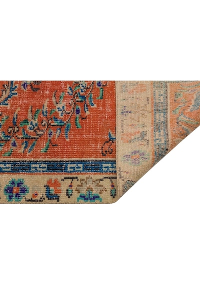 Klasık Modern Vıntage Eskıtme El Dokuma Halı 142 X 212 Cm 9687
