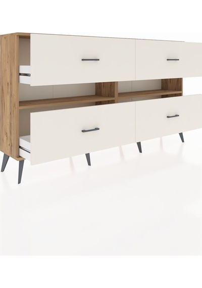 Arges Konsol 2 Raflı 4 Çekmeceli 176x30x99 Çam-çam/aytaşı Atlas Çam/aytası - Atlas Çam Arges Konsol 2 Raflı 4 Çekmeceli 176x30x99 Çam-çam/aytaşı Atlas Çam/aytası - Atlas Çam