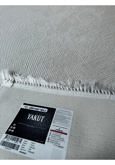 Yakut Halı Salon, Oturma, Yatak Odası Halısı Desen Kodu 74426-060 Beyaz