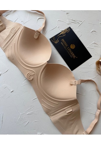 Lady Baby Straplez Kesim Destekli Dikişsiz Balensiz Toparlayıcılı Bej