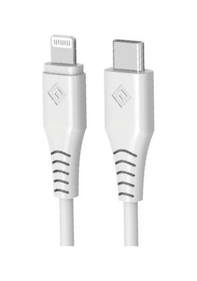 Novoo Type-C Apple iPhone Uyumlu Lightning Hızlı Şarj Kablosu Beyaz - 1.8 Metr