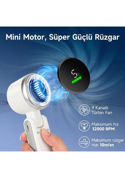 Robeve Blic Bwfn22 Turbo El Vantilatörü Mini Fan Vantilatör Katla