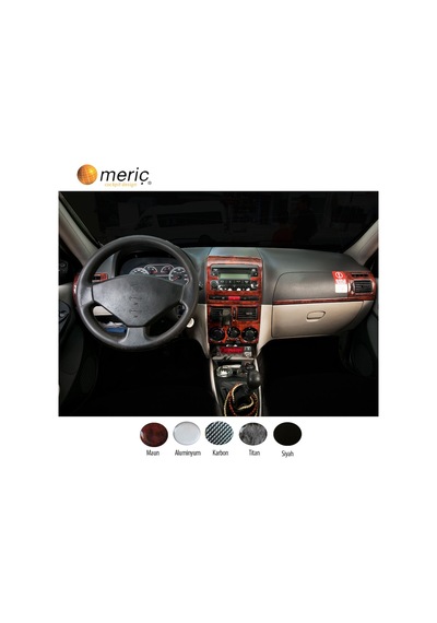 Meriç® Fiat Albea/Palio Ön Torpido Kaplama 22 Parça 2005-2012 (530156211)