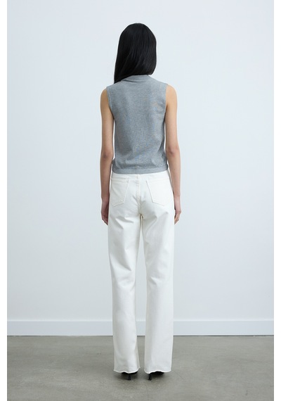 Suud Collection Gri Lea Triko Bluz