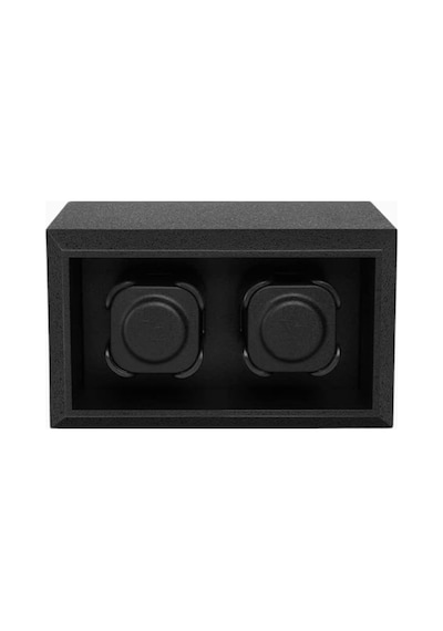 Luxwinder Luxwınder Affinity Lv3, 2 Otomatik Saat Için Saat Sarıcı, Minimalist Tasarım Saat Kutuları Siyah