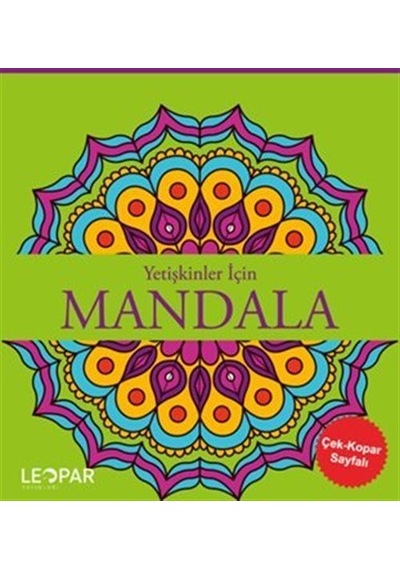 Yetişkinler İçin Mandala Yeşil
