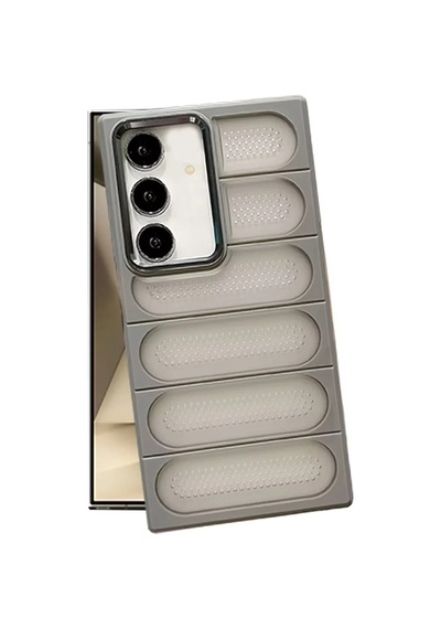 Newface Samsung Galaxy S24 Kılıf Airmax Silikon Kapak - Titan Gri
