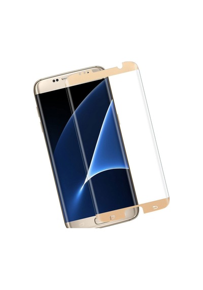 AnındaGelir Samsung Uyumlu Galaxy S6 Edge Plus Siyah 5D Tam Kaplayan Ekran Koruyucu Cam Açık