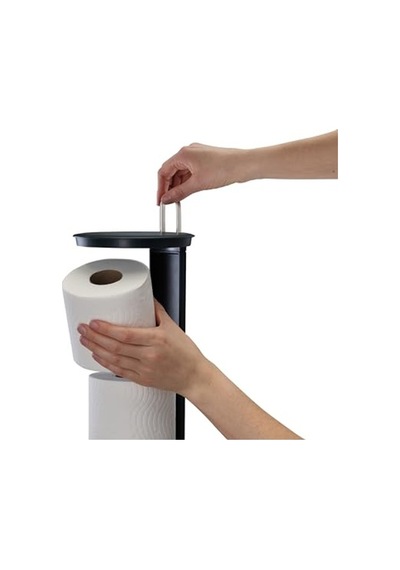 Kapaklı Tuvalet Kağıdı Tutacağı, Paslanmaz Çelik Ve Şık 16.5 x 12.2 x 11.2 CM