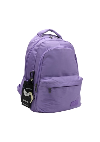 Lila Unisex Okul Çantası Su Geçirmez Kumaş Unisex Okul Sırt Çantası 2200 Lila