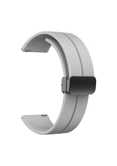 Huawei Uyumlu Watch Gt Gt2 Gt3 42mm / Honor Magic 2 42mm Kordon Magnetli Ayarlanır Silikon Kordon 20mm