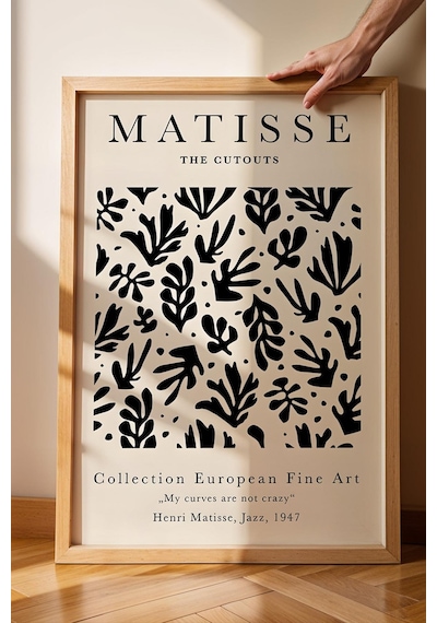 Henri Matisse Jazz The Cut-outs Çerçeveli Tablo - Eklektik Tarz Duvar Dekoru