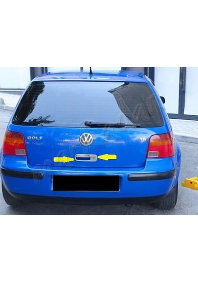 Vw Golf 4 Krom Bagaj Açma 1998-2004 2 Parça Paslanmaz Çelik