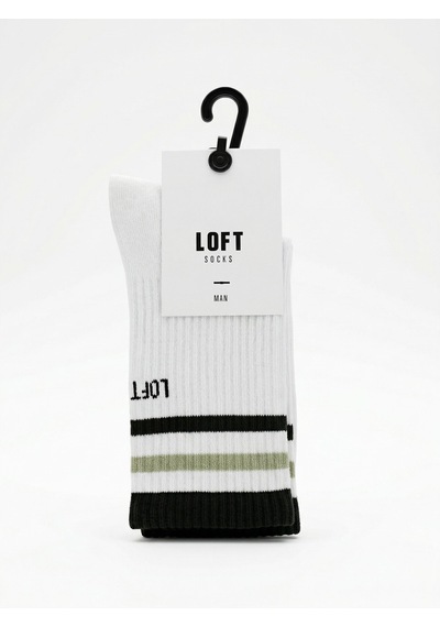 LOFT Erkek Çorap Lf2041978 Q1.v1 White&green