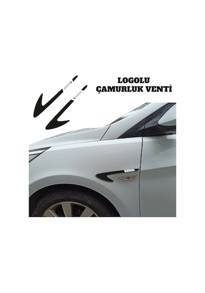 Peugeot 207 Kapı Eşiği + Logolu Çamurluk Venti Set