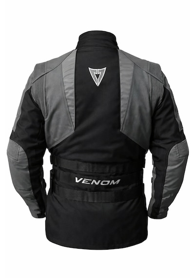 Venom Tourex 4 Mevsim Motosiklet Montu Siyah-gri Kalıplar Dardır Bir Beden Büyük Sipariş Veriniz