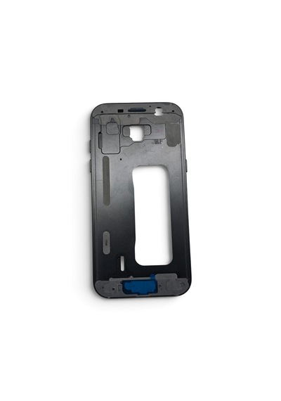 A520 Orta Kasa Galaxy A5 2017 Uyumlu Siyah Renk Orta Kasa Çerçeve + Ses Açma On Off Tuş Bordu Ve Plastik