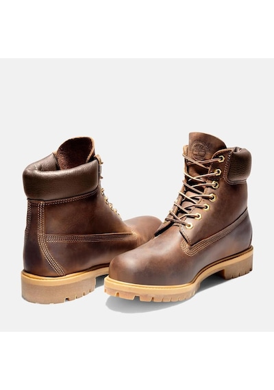 Bot Erkek Tb 1270972141 Timberland Premium 6 Inch Lace Up Waterp Brown Kahve Kahverengi