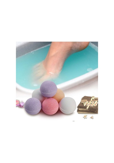 Banyo Bombası, Nem Topu, Banyo Nem Topu Pedikür Ve Manikür Nem Bombası 75 Gr 6 Lı
