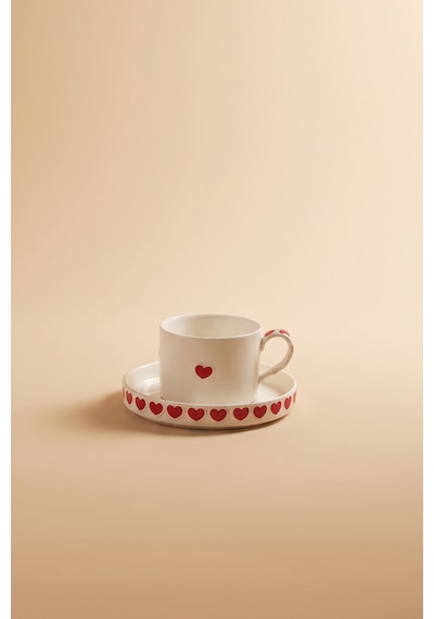 Karaca Sweetheart Çay Fincan Takımı 195 Ml Beyaz