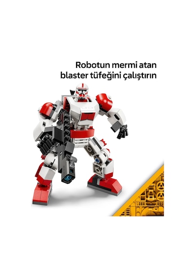 LEGO® Star Wars™ Klon Şok Trooper™ Robotu 75448 - 6 Yaş Üzeri Çocuklar için Figür İçeren Yaratıcı Oyuncak Yapım Seti (151 Parça)