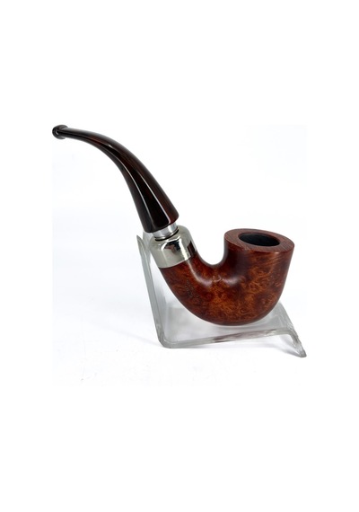 Şahin Üç Yıldız Bent Dublin 9mm. Filtreli Akrilik Saplı Pipo 237388