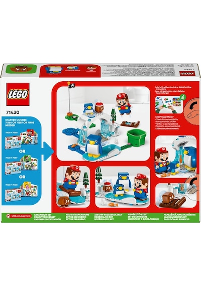 LEGO® Super Mario™ Penguin Ailesi Kar Macerası Ek Macera Seti 71430-7+ Yaratıcı Oyuncak Yapım Seti - 228 Parça