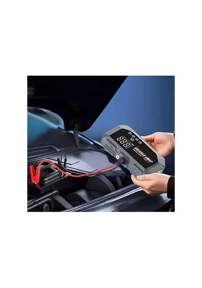 Magicool Vtn-605 Şarjlı 12.000 Mah Taşınabilir Çantalı Araç Akü Şarj Takviyeli Işıklı Hava Kompresörü