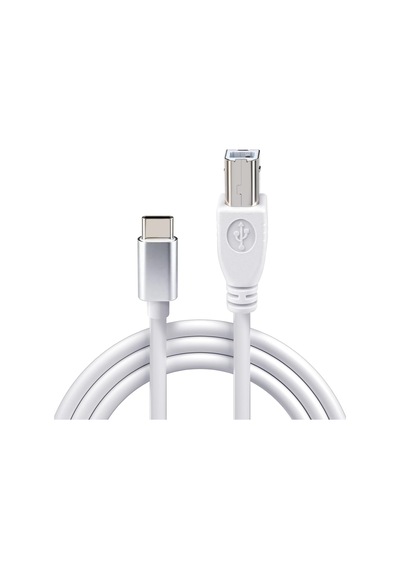 Cr68 Type-c/usb-b Yazıcı Kablosu 1mt Type-c Girişli Laptop, Tablet Ve Telefon Uyumlu Yazıcı, Tarayıcı Ve Enstrüman Bağlantı Kablosu