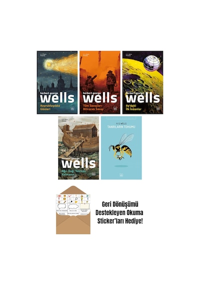 H. G. Wells 5 Kitap Seti