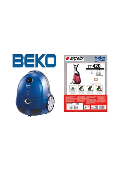 Beko Uyumlu Trb 5986 Süpürge Toz Torbası 5 Adet