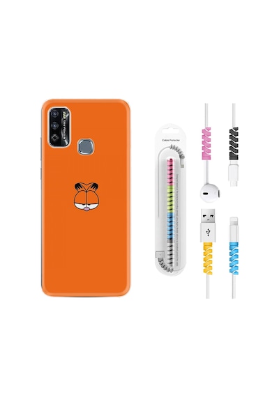 Infinix Hot 9 Play Kılıf Kablo Koruyuculu Garfi 1733