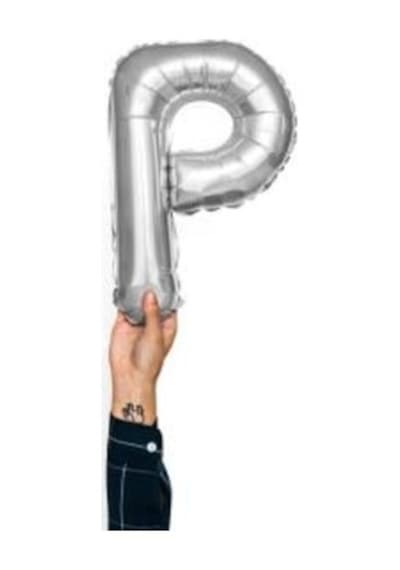 P Harfi Folyo Balon 17 Inç