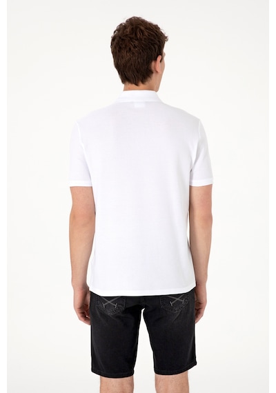 U.s. Polo Assn. Erkek Polo T-shirt 2106339 Beyaz