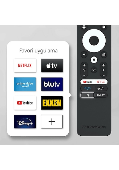 Thomson 43FG2S14 43" Uydu Alıcılı FHD Google Smart LED TV