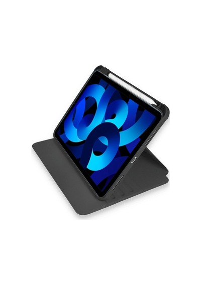 Northcity Apple Uyumlu İpad Pro 11 2021 Kılıf Ling 360 Kalemlikli Tablet Kılıf - Siyah Klavyeli Kılıf