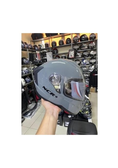 Ncr Kask M70 Kapalı Çeneli E-ce Belgeli Nardo Gri