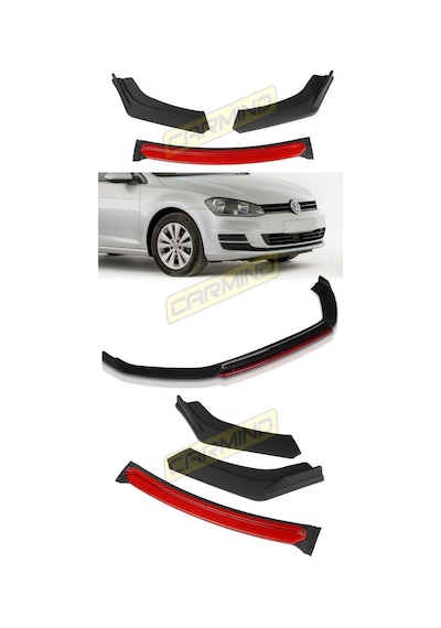 Volkswagen Polo Ön Tampon Altı Lip 4 Parça 2014-2018