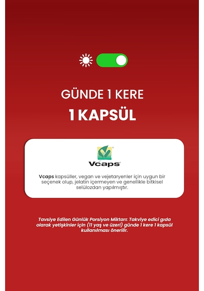 Erbatab Kırmızı Kore Ginsengi Ekstresi 30  Kapsül