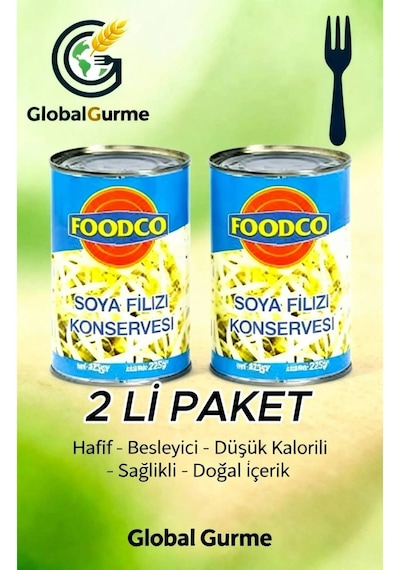 Soya Filizi 425 G X 2 Adet Global Gurme