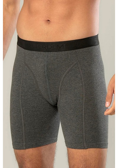 Erkek Uzun Paçalı Likralı Boxer 3lü Paket Erdem 1416 Antrasit