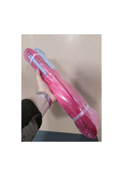 Klc 5 Ton 5 Metre Kırmızı Renk Sapan Polyester Spanzet Sağlam Yük Kaldırma Taşıma İndirme Halat 5t5m Klc 5 Ton 5 Metre Kırmızı Renk Sapan Polyester Spanzet Sağlam Yük Kaldırma Taşıma İndirme Halat 5t5m