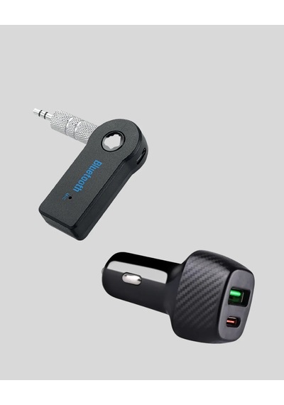 Araç İçi Bluetooth Müzik Kiti + Type-c Pd Araç Şarjı Seti Diğer