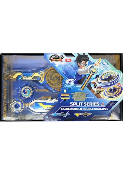 Infinity Nado Split Serisi - Kutsal Kalkan Çift Ejderha: Arenaya Hükmedin Beyblade