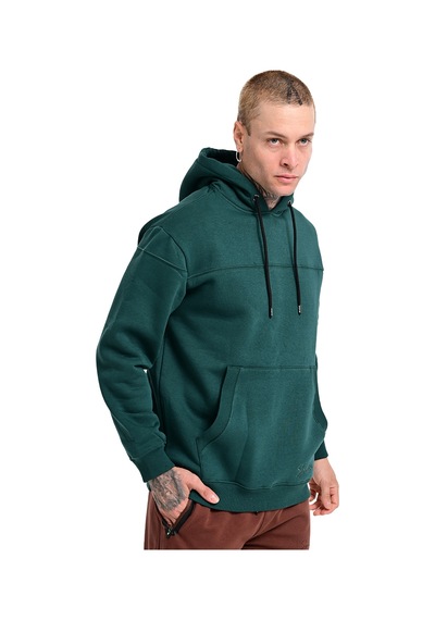 Sportive Lerida Hoodie Erkek Yeşil Günlük Stil Sweatshirt 24ku001-ysl Yeşil