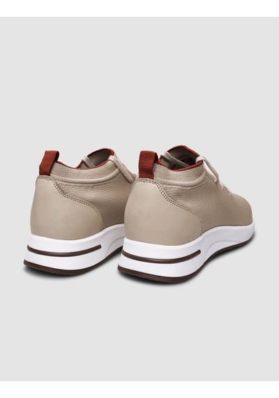 Triko Bej Bağcıklı Kadın Sneaker-bej Bej