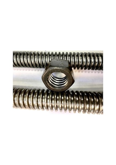 16.mm Kare Trapez Diş Saplama Bijon Tij 1 Metre Ürünle Beraber 2 Adet Somun Verilmektedir 16 MM