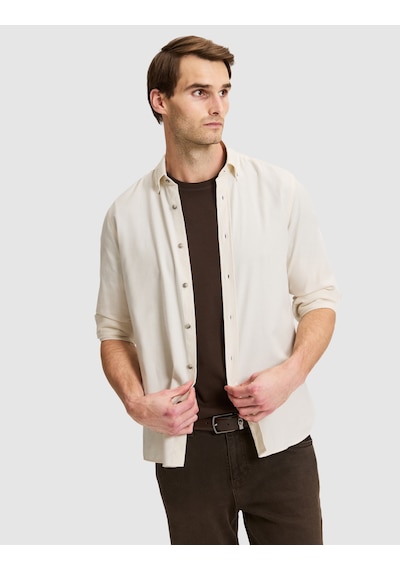 Pierre Cardin Bej Slim Fit Uzun Kollu Gömlek 50333841-vr011