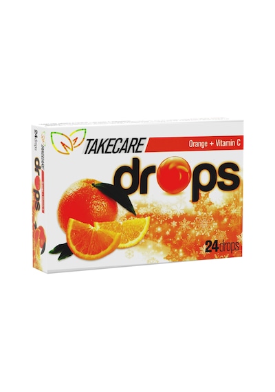 Takecare Portakal Aromalı C Vitamini İçeren Drops 3 x 24 Pastil